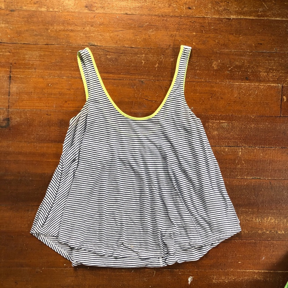 American Eagle Striped Aloha Tank (size xs)